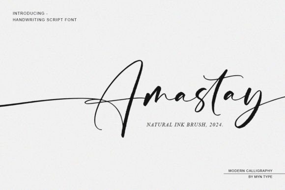 Amastay: The Elegant Handwriting Font for Modern Design