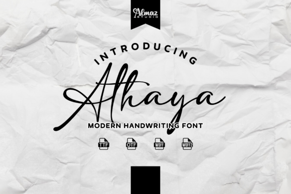 Athaya: A Creative Typography Choice