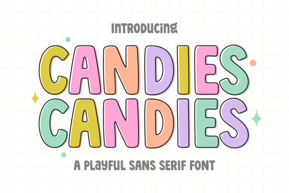Candies: A Vibrant Font for Creative Expression