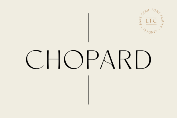 Chopard: A Modern Sans Serif for Elegant Design