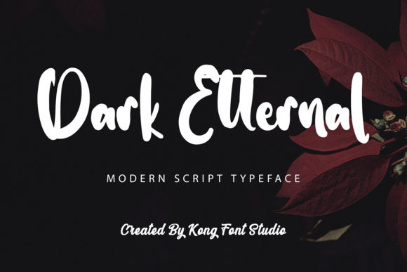 Dark Ethernal: A Modern Handwritten Script for Creative Projects