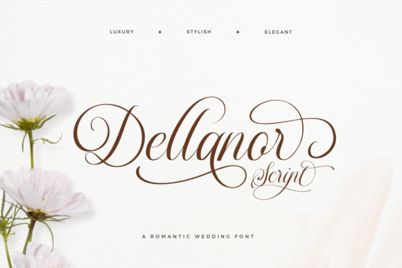 Dellanor Script: A Touch of Romance and Elegance