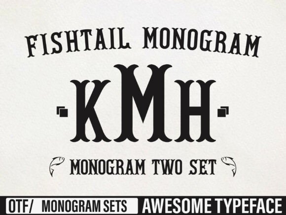 Fishtail Monogram: A Stylish Addition to Creative Projects