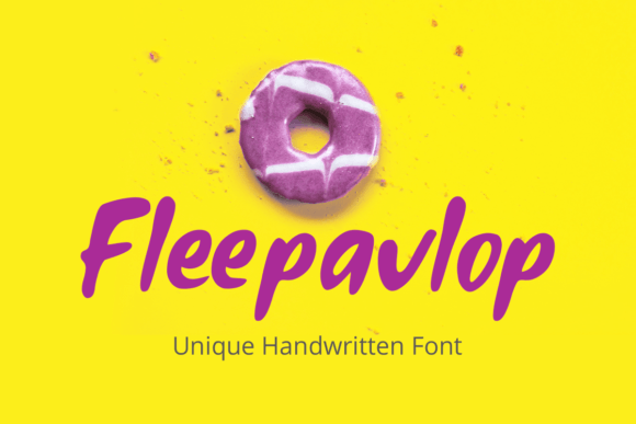 Fleepavlop: A Bold Handwritten Font for Creative Projects