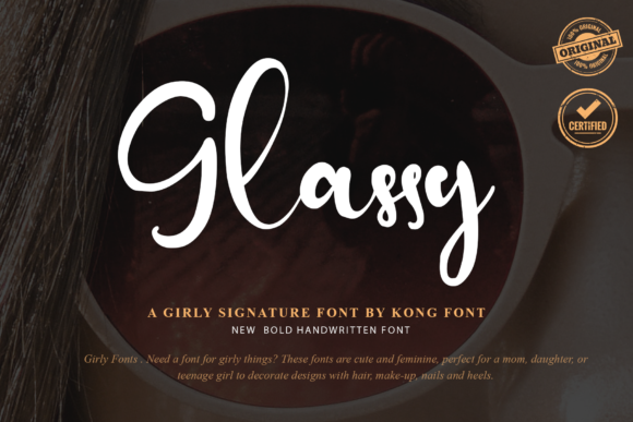 Glassy: A Handwritten Touch for Modern Design