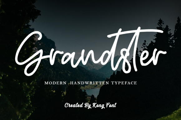 Grandster: A Playful Handwritten Script Font
