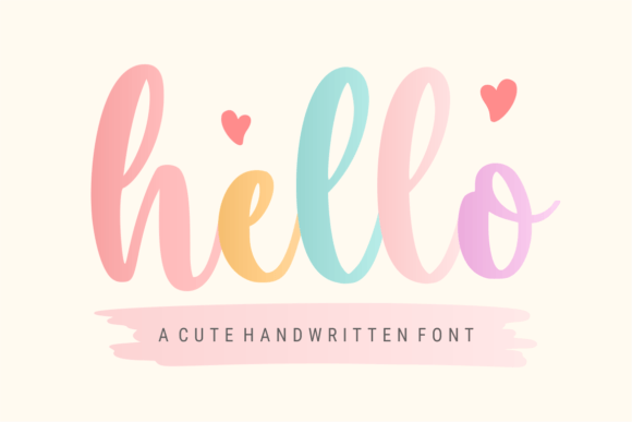 Hello: A Stylish Handwritten Font for Creative Expression