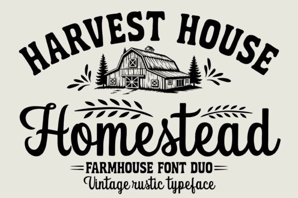 Homestead: A Cozy Font for Rustic Creativity