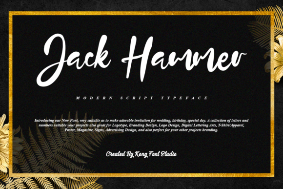 Jack Hammer: A Playful Font for Creative Projects