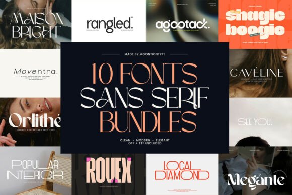 Modern Sans Serif Bundles: Elevating Design with Timeless Typography