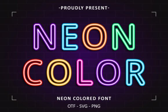 Neon Colored Font: A Vibrant Addition to Modern Design