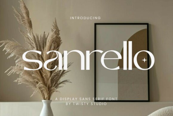 Sanrello: A Bold and Elegant Display Font for Modern Design