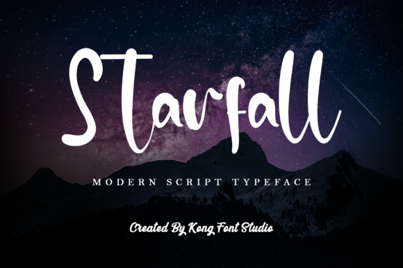 Starfall: A Playful Handwritten Script Font