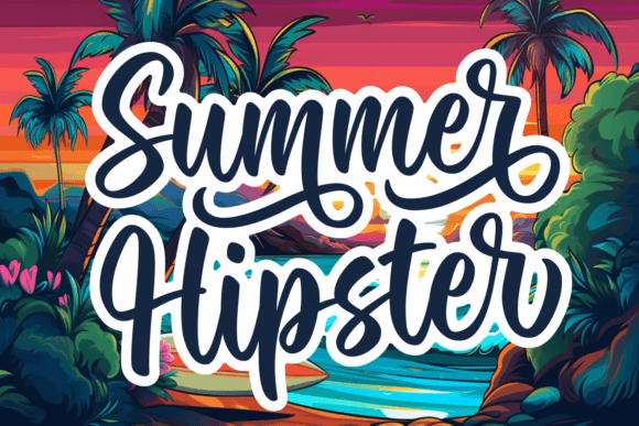 Summer Hipster: A Handwritten Font That Brings Joy to Design