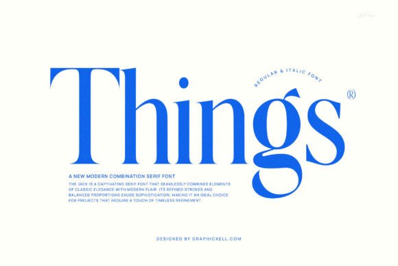Things: A Timeless Serif Font for Modern Design