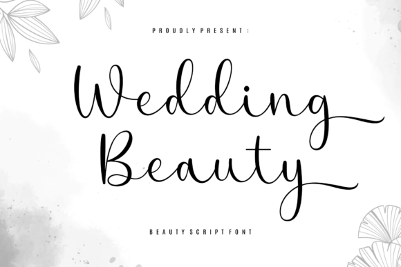 Wedding Beauty: A Font of Elegance